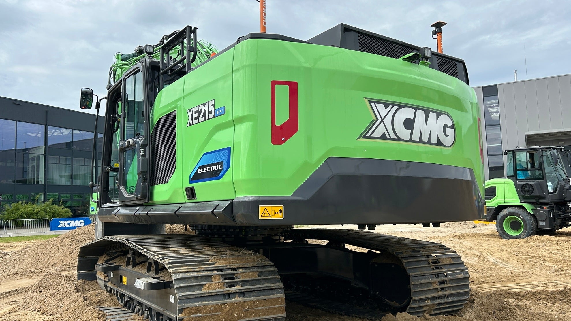 XCMG Elektrobagger bei Keck