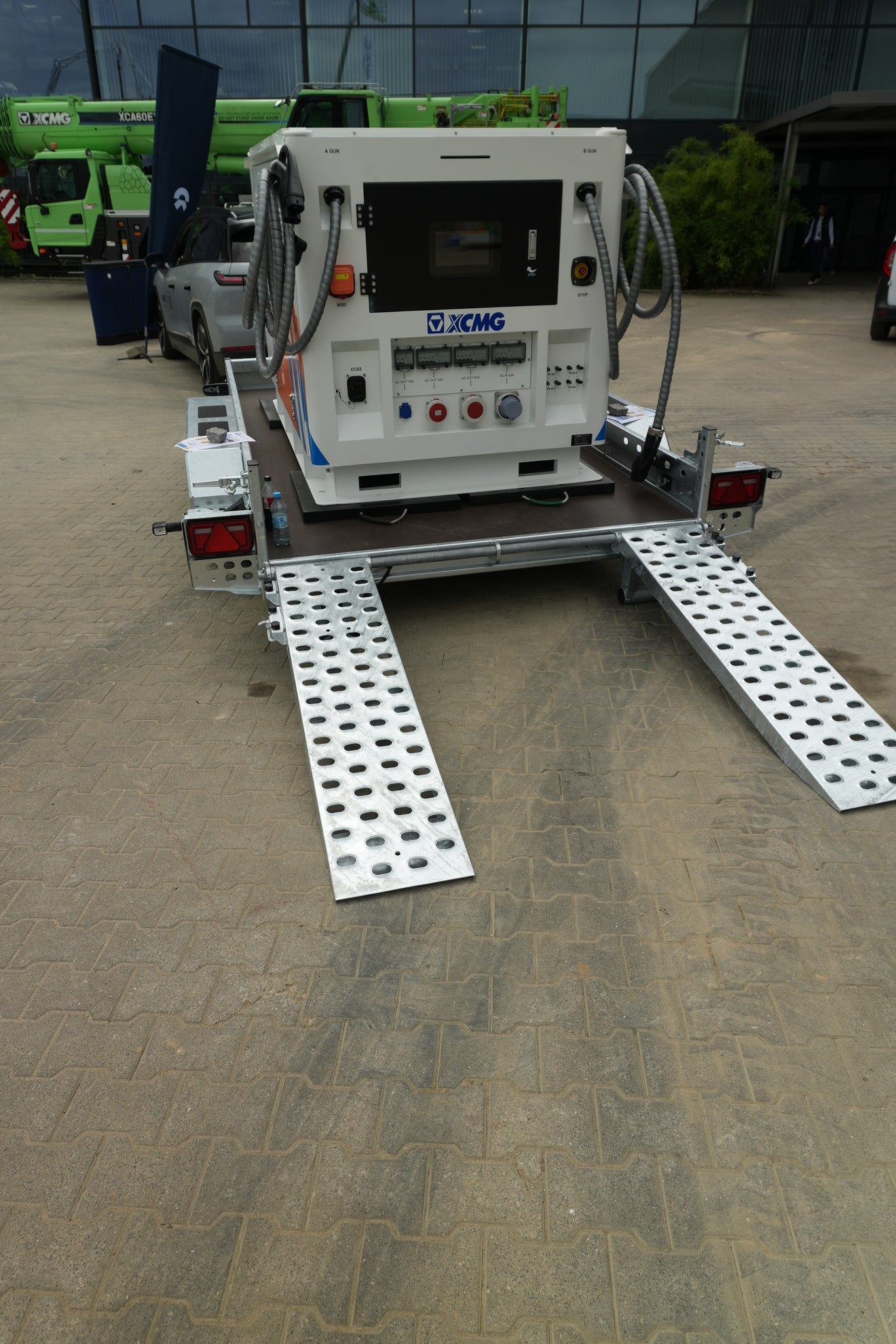 Laderampe des XCMG BESS 200 kWh für den sicheren Transport