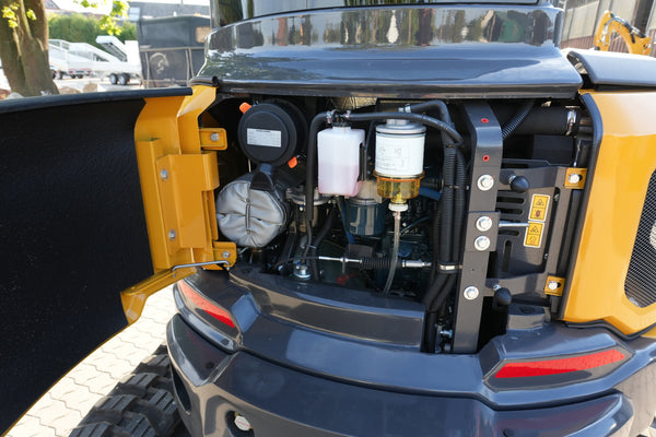Motorraum Kubota D1703 Stage V